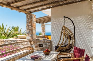 Gîte pour 3 personnes, avec jardin dans Syros