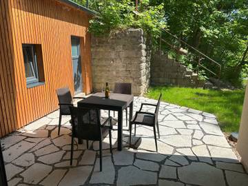 Ferienwohnung für 3 Personen, mit Garten und Terrasse in Nordböhmen