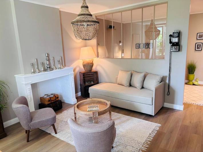 Apartamento de vacaciones para 2 personas, con vistas y jardín - 1