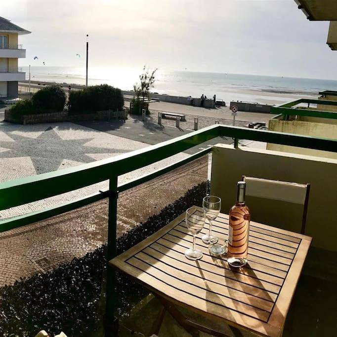 Ferienwohnung für 4 Personen, mit Balkon und Terrasse sowie Ausblick in Wissant