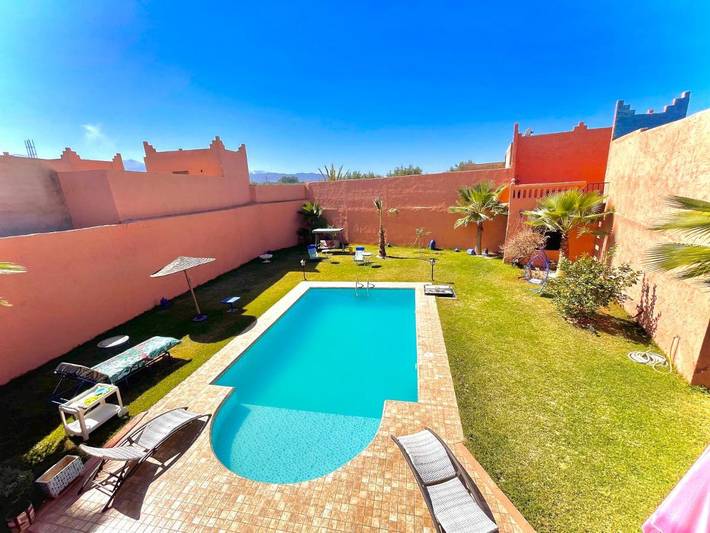 Maison de vacances pour 8 personnes, avec piscine ainsi que vue et terrasse