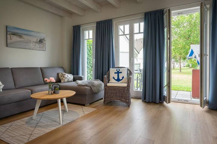 Ferienhaus für 6 Personen, mit Terrasse und Garten