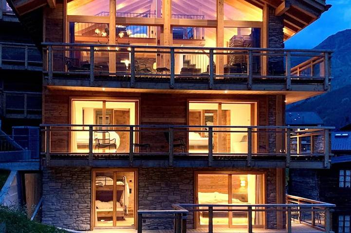 Chalet für 10 Personen, mit Balkon in Saas-Fee