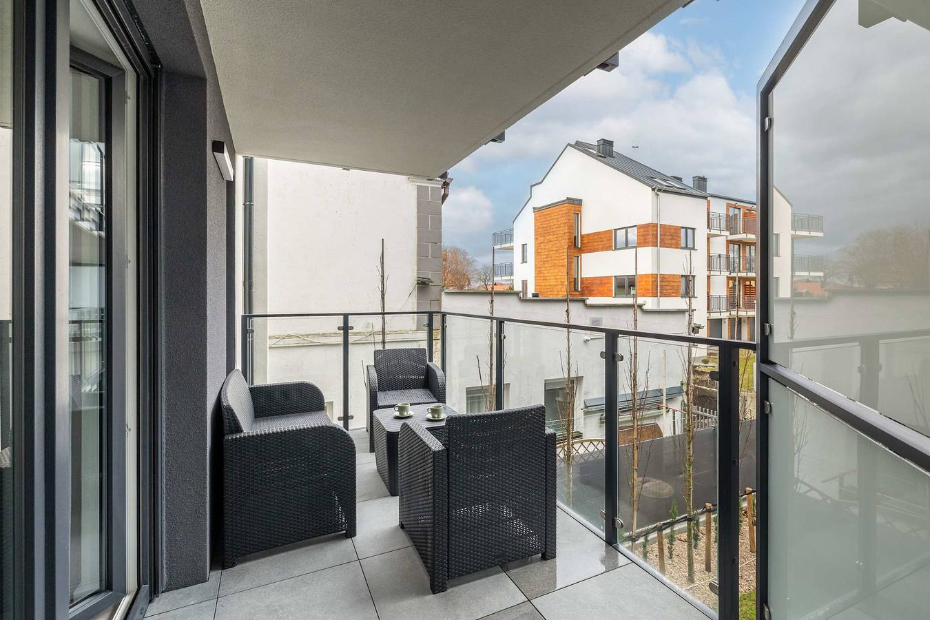 Cały apartament, Apartament wakacyjny dla 4 osób z balkon/ taras in Niechorze, Powiat gryficki