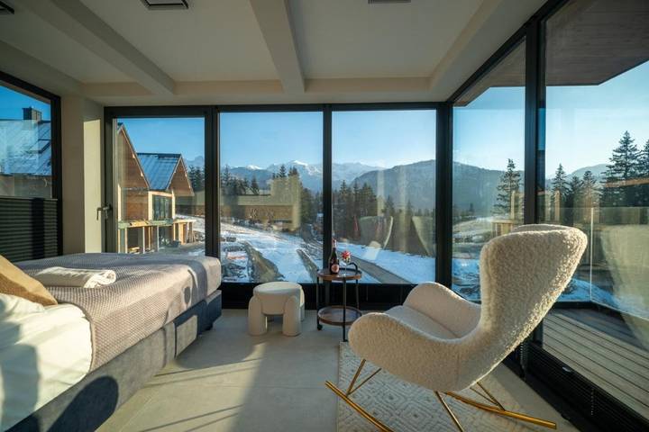 Apartament wakacyjny dla 4 osób, z Jacuzzi i Taras oraz Sauna w Kościelisko