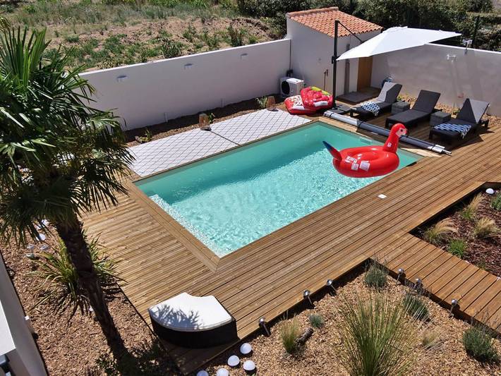 Villa pour 8 personnes, avec piscine ainsi que jardin et terrasse à La Tranche-sur-Mer - 2