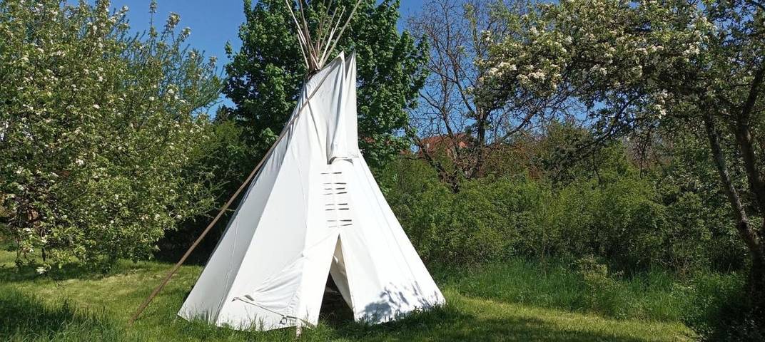 Camping für 2 Personen, mit Garten, mit Haustier in Tschechien