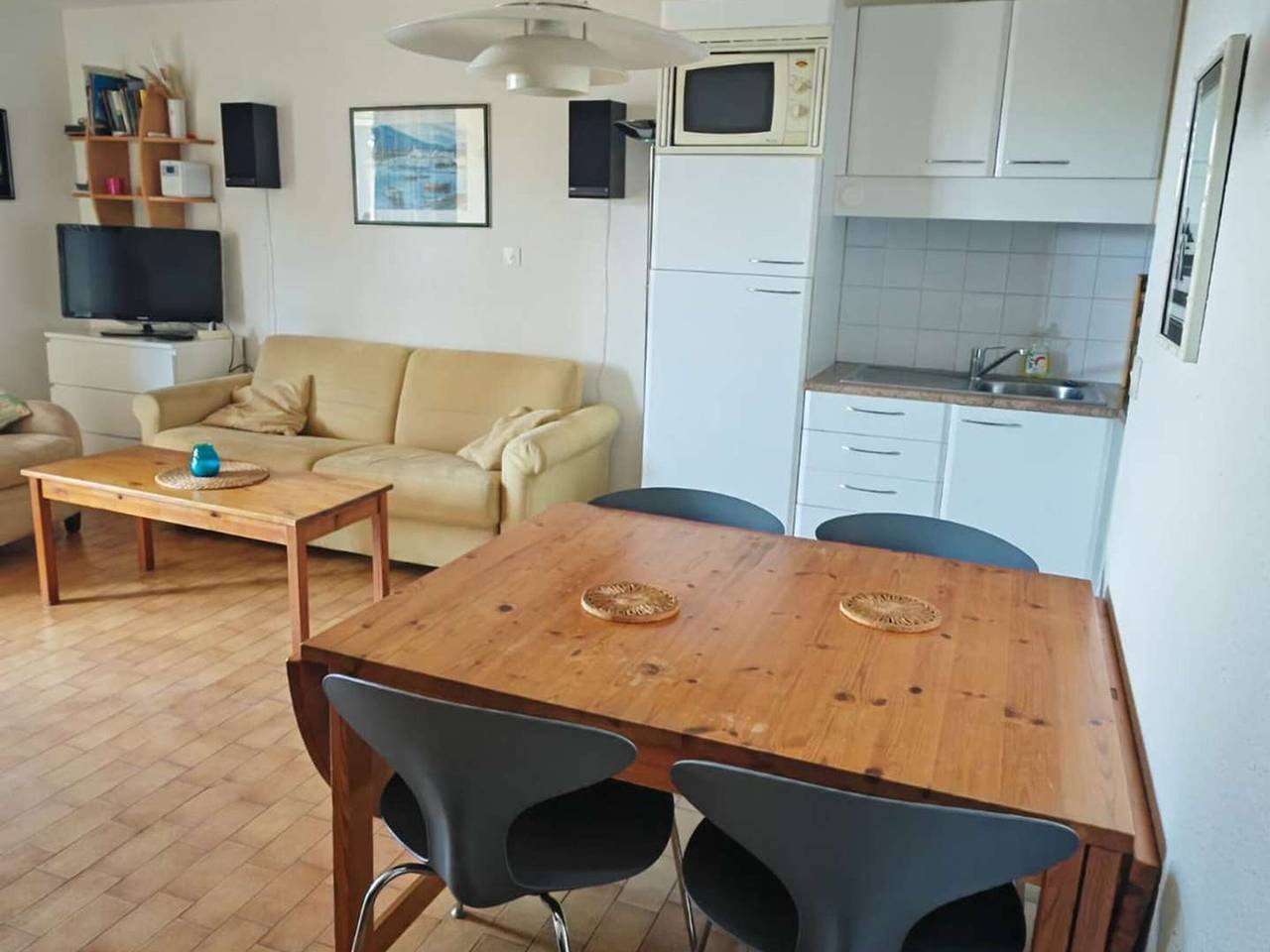 Apartamento entero, Apartamento T2 con Cabina para 6, Piscina y Vistas al Parque, Le Barcarès in Le Barcarès, Côte d'Améthyste