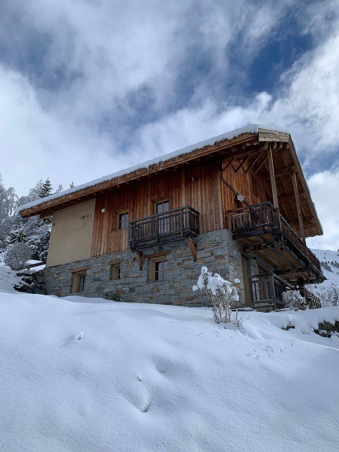 Chalet 4* at the foot of the slopes, hammam sauna spa panorama in Villard-Reculas, Écrins National Park