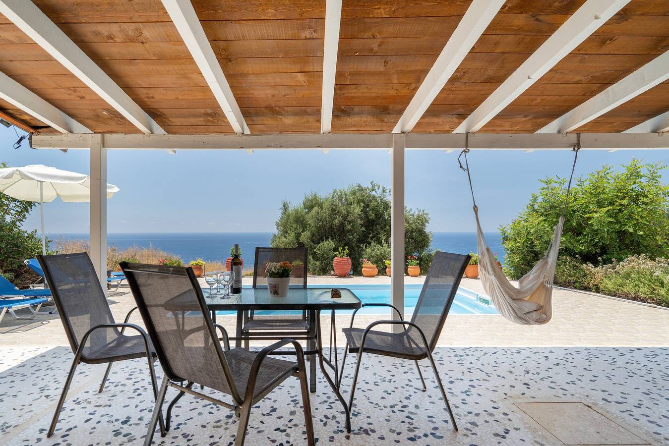 Country Green House in Lourdas – Abgeschiedenes Waldrefugium mit Meerblick in Kefalonia