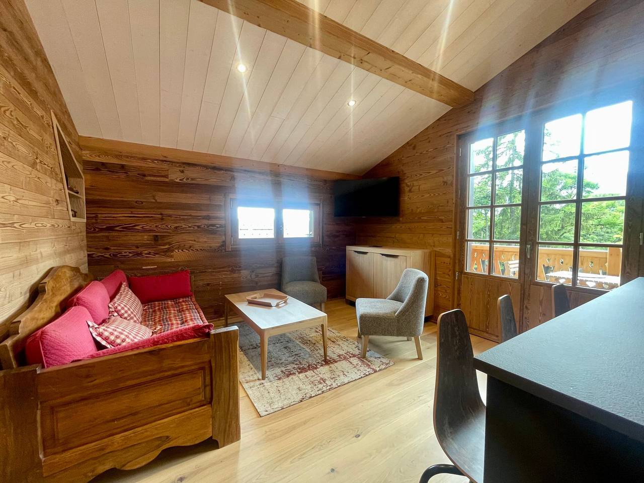 Chalet moderne 4 pers avec terrasse, mezzanine et parking in Crest-Voland, Région d'Albertville