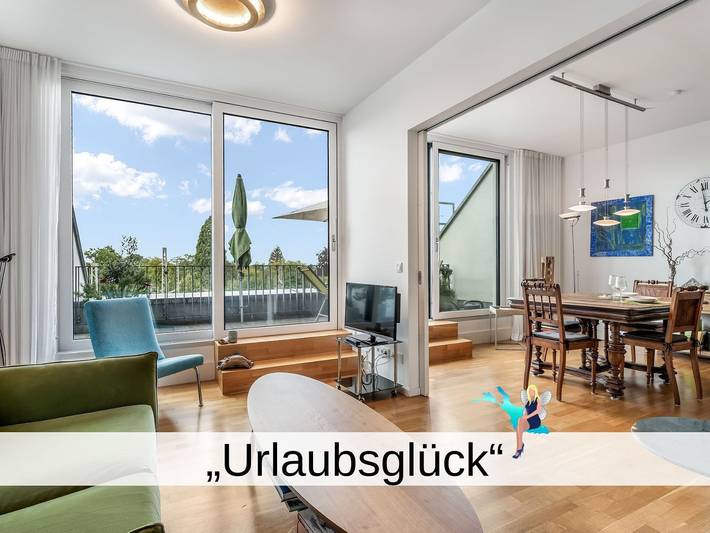 Ferienwohnung für 3 Personen, mit Balkon und Seeblick in Lindau