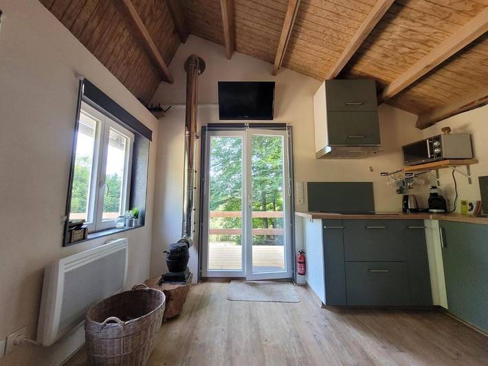 Gîte pour 2 personnes, avec jardin et vue sur le lac ainsi que vue et sauna dans Lac de la Triouzoune - 4