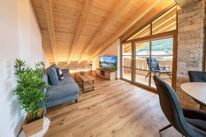 Ferienwohnung für 4 Personen, mit Balkon und Ausblick in Wallgau - 4