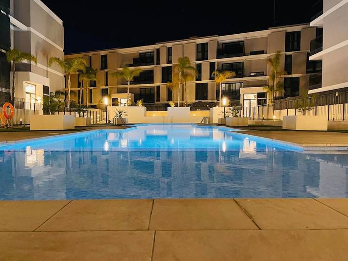 Apartamento para 6 personas, con piscina además de jardín y vistas en San Juan de Alicante