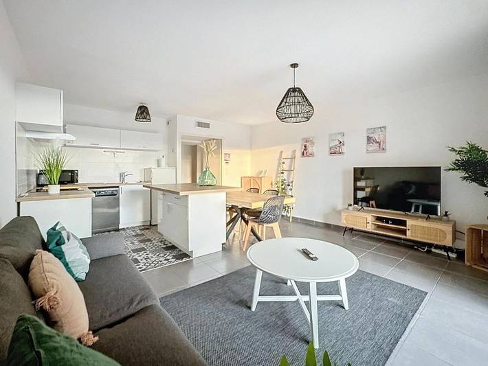 Gîte pour 4 personnes, avec terrasse dans Golf de Saint-Thomas