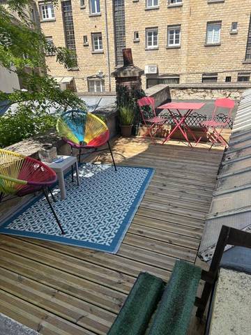 Gîte pour 2 personnes, avec balcon et vue à Compiègne