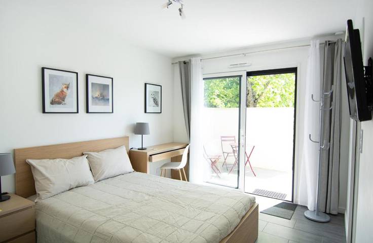 Gîte pour 2 personnes, avec jardin et vue dans Dompierre-sur-Yon
