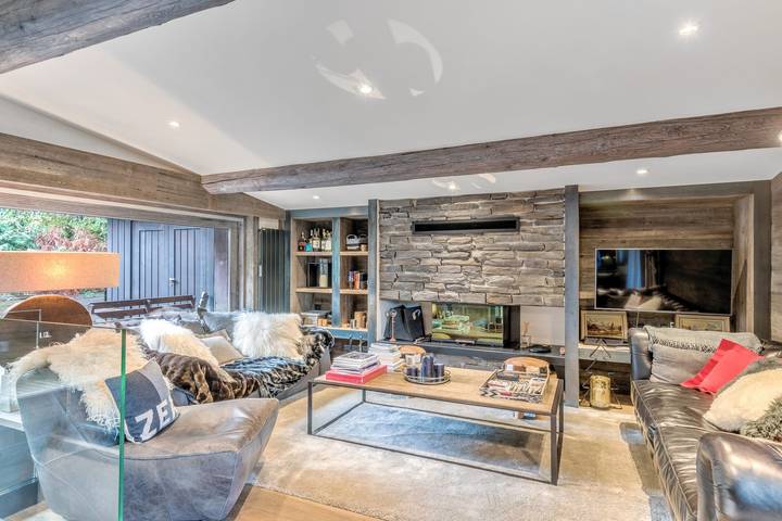 Chalet pour 6 personnes, avec jardin et balcon, adapté aux familles à Megève