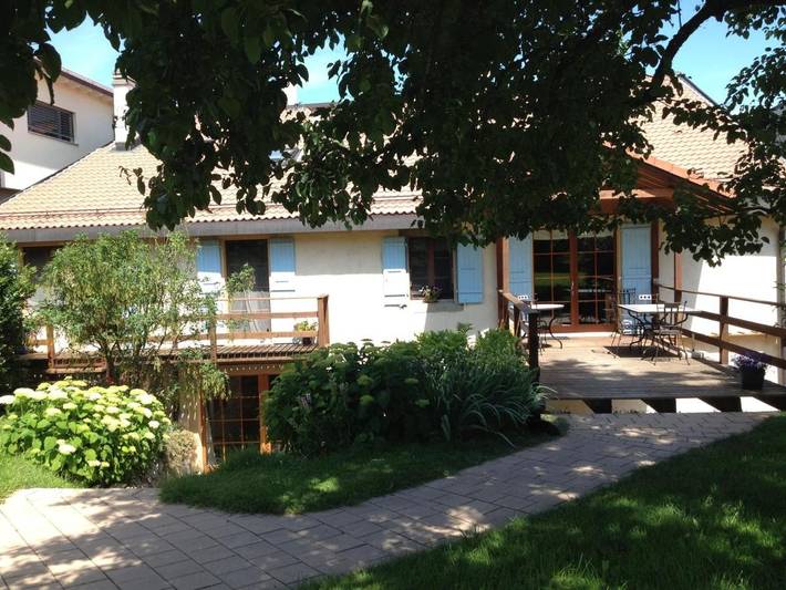 Chambre d’hôte pour 2 personnes, avec Balcon et Terrasse ainsi que Jardin et Vue