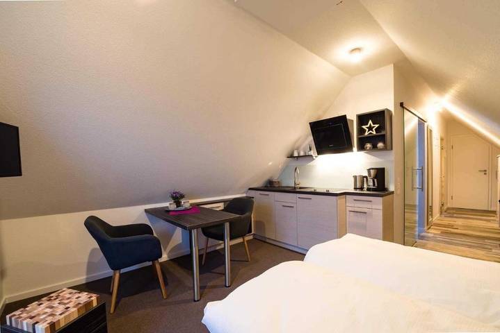 Ferienwohnung für 3 Personen, mit Sauna und Balkon in Hollern-Twielenfleth - 4