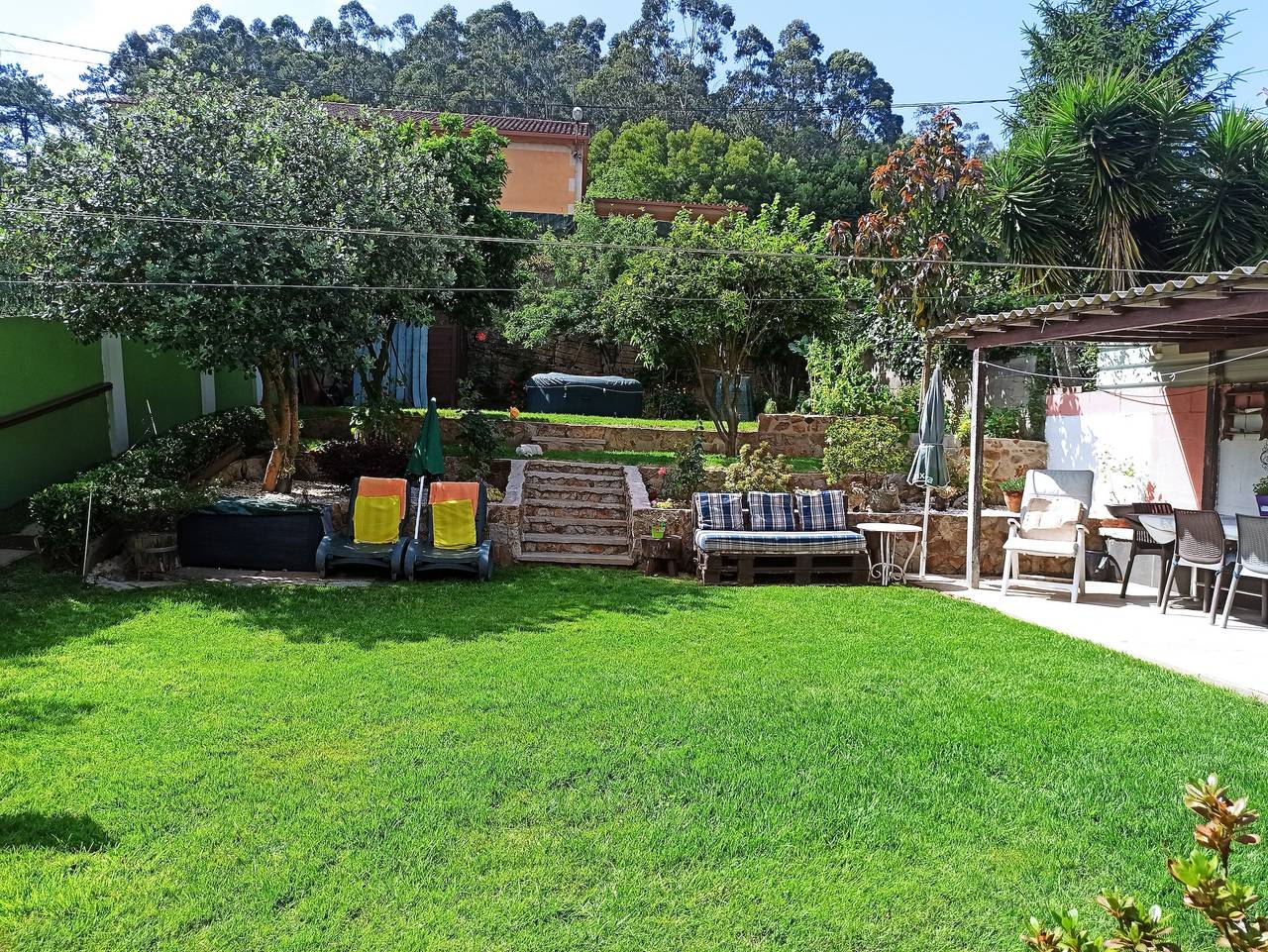 Charmigt hus i O Rosal med trädgård och spa in O Rosal, Pontevedra eanangoddi