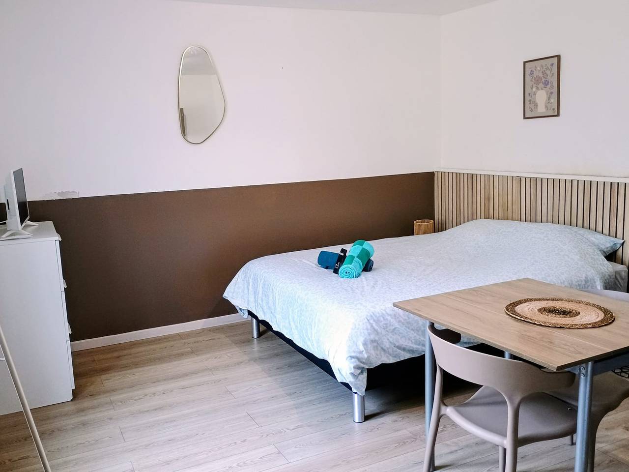 Ganze Ferienwohnung, Le Meublé Nomade 9, Bollaert, Fac, 2pers, parking in Lens, Lens und Umgebung