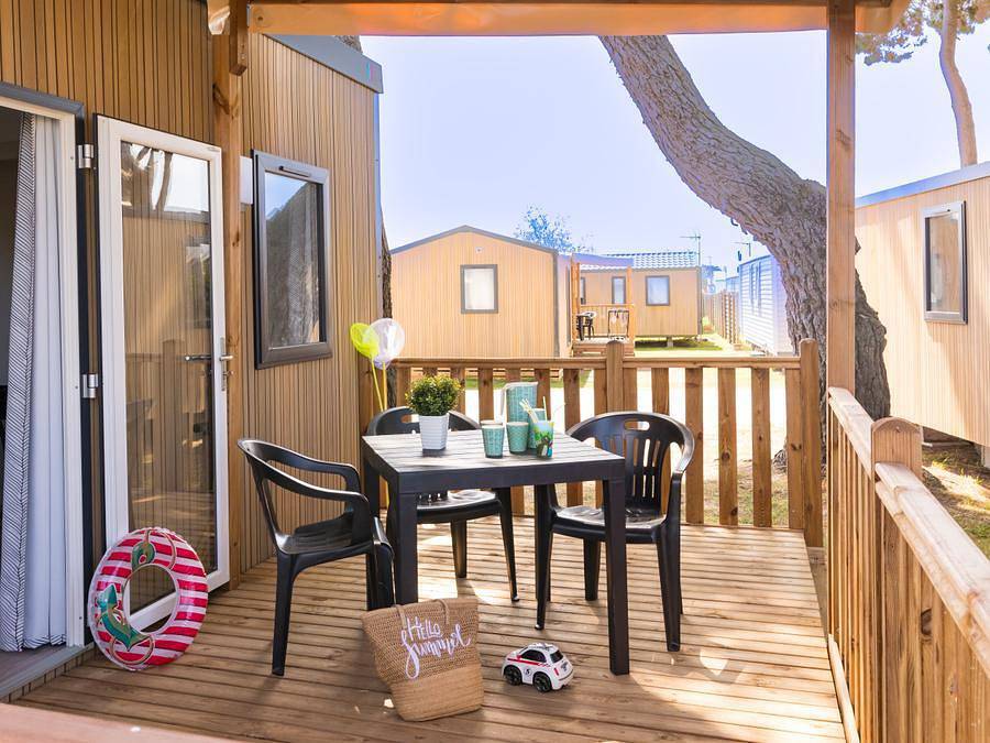 Camping Park Er Lann - Mobilheim 3 personen - Venus 2/3 Personen in Saint-Pierre-Quiberon, Côte des Mégalithes