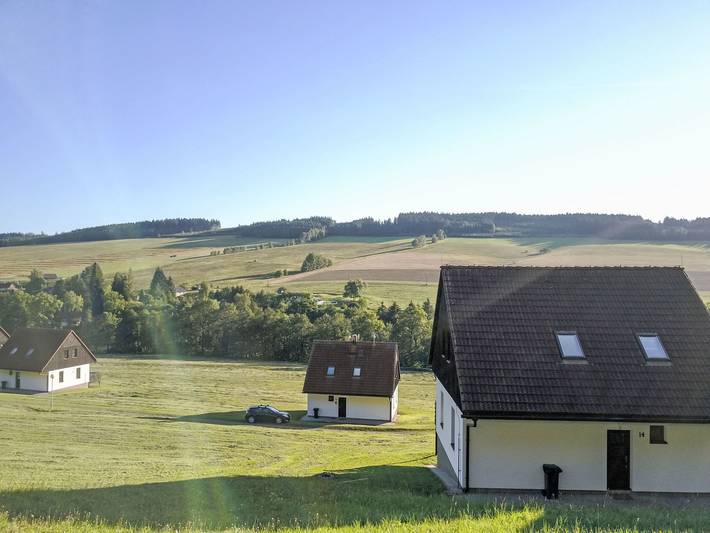 Dom dla 6 osób, z ogród i taras oraz widok w Czechy Wschodnie