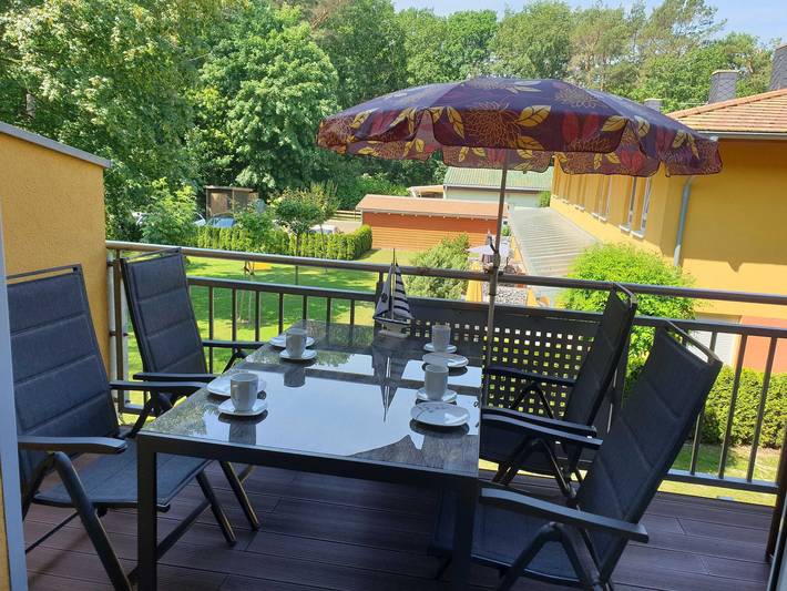 Ferienhaus für 5 Personen, mit Garten und Balkon, kinderfreundlich in Zempin