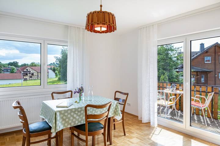 Ferienwohnung für 4 Personen, mit Balkon und Garten im Spessart - 2