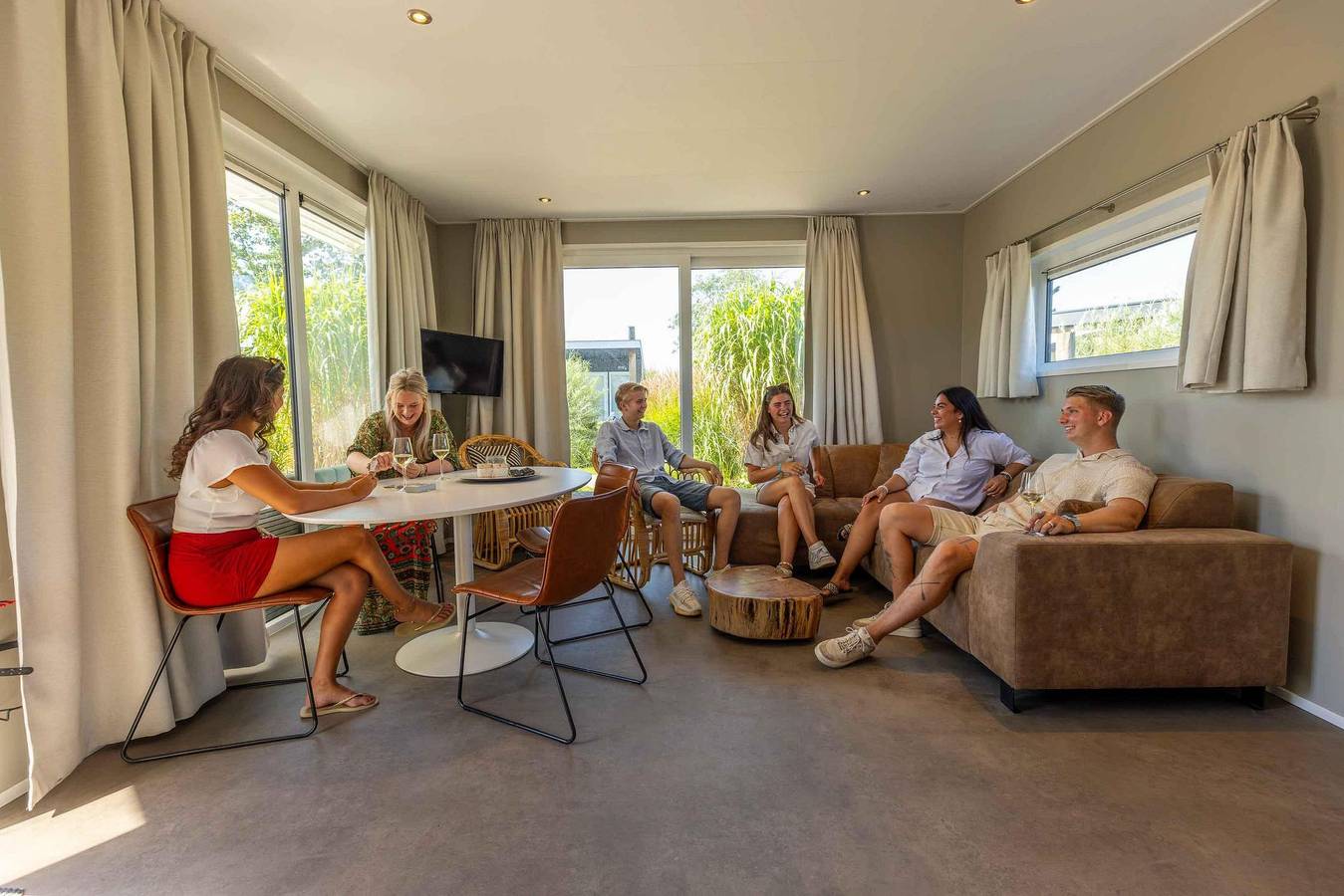 Camping Zonneweelde — Duin Lodge Family 6 Personen  in Nieuwvliet, Zeeuwse Kust