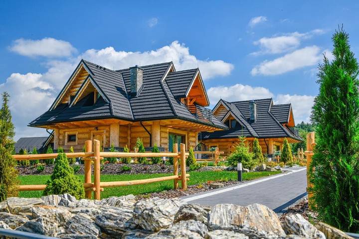 Apartament wakacyjny dla 10 osób, z Balkon i Taras oraz Jacuzzi i Ogród w Szaflary