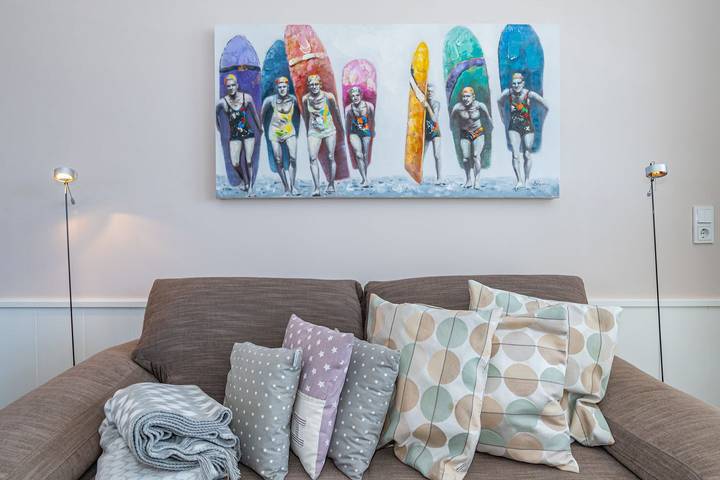 Ganze Wohnung, 1-Zimmer-Ferienwohnung mit Balkon in Westerland, direkt am Meer. in Westerland, Sylt (Gemeinde)