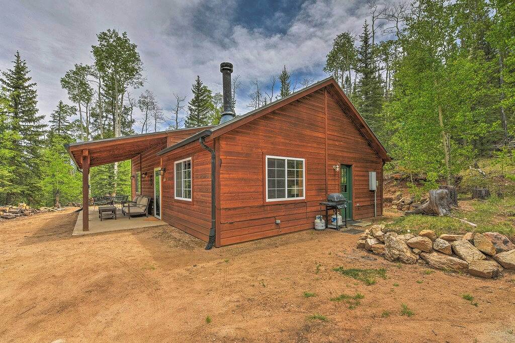 Heitere Kabine auf 3 bewaldeten Acres-20 Min zum Fairplay in Park County