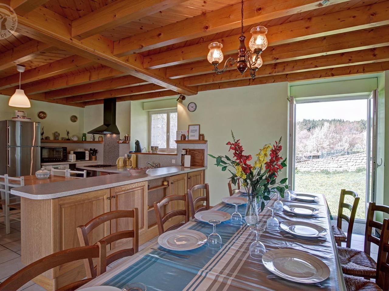 Gîte pour 12 pers., animaux admis, nature Apinac in Apinac, Montbrison