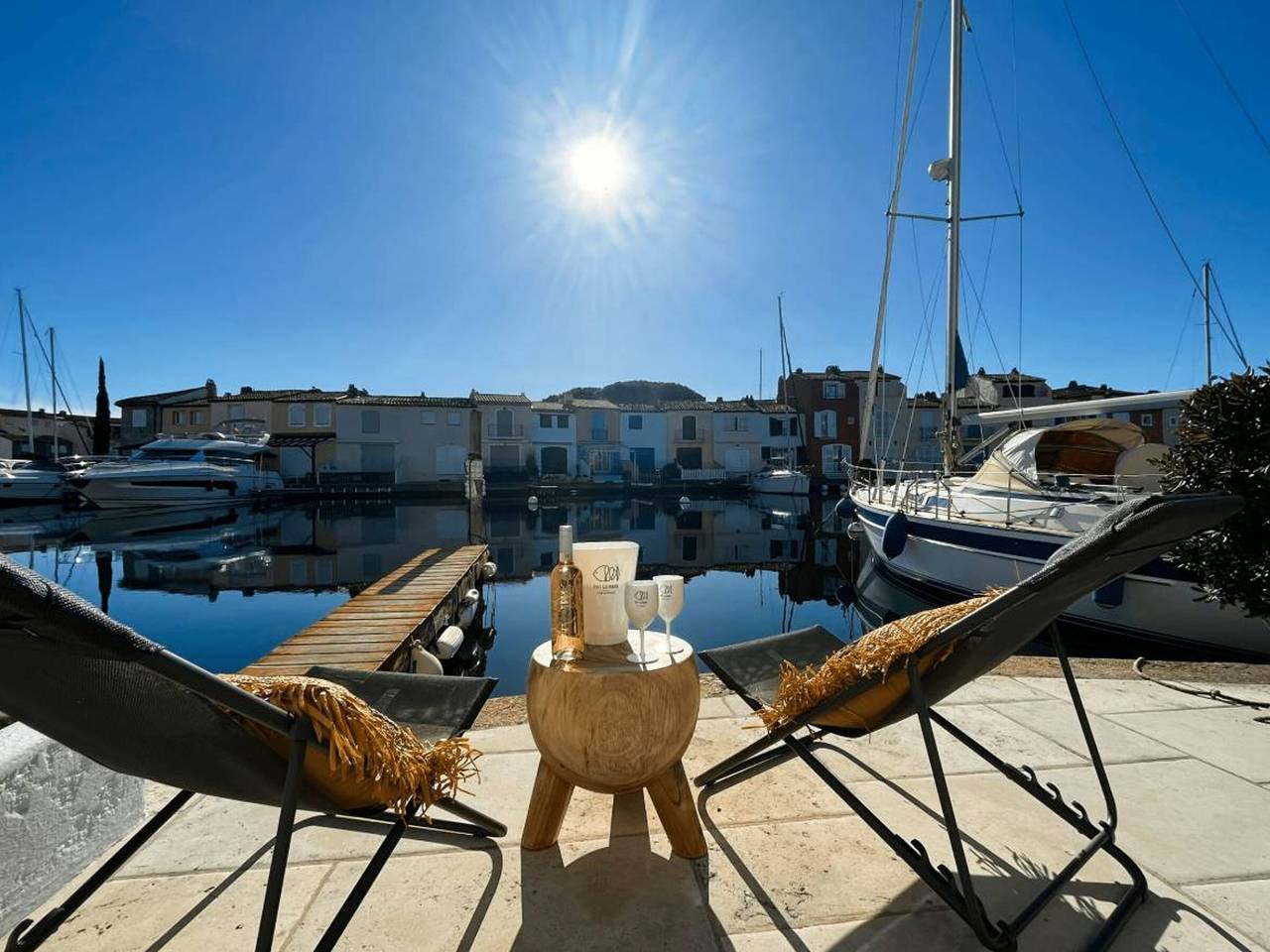Maison moderne 4 ch climatisée avec Wi-Fi à Port Grimaud in Port Grimaud, Grimaud