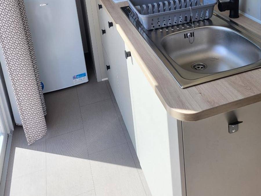 Camping Le Gué - Mobilhome 4 personas - 24 m² con aire acondicionado - 2 dormitorios - 4 plazas in Chémery, Sologne