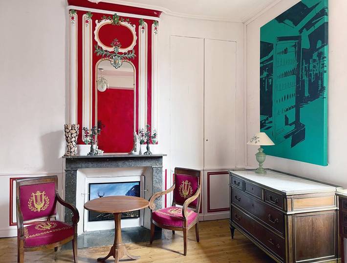 Gîte pour 4 personnes, avec balcon et jardin