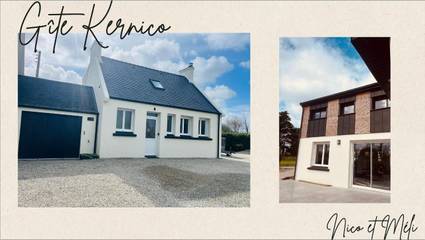 Gîte pour 5 personnes, avec jardin à Plounévez-Lochrist