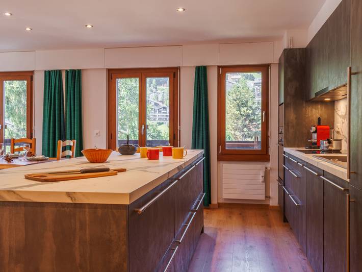 Appartement de vacances pour 8 personnes, avec balcon et jardin