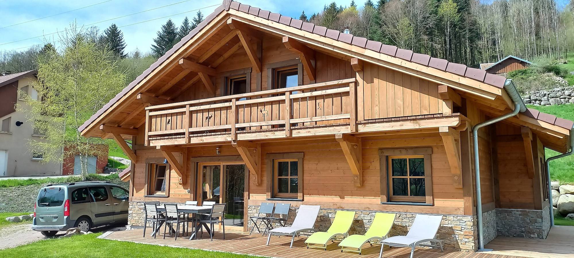 Chalet du Pré Temy avec sauna et jeux extérieur in Cornimont, Parc naturel régional des Ballons des Vosges