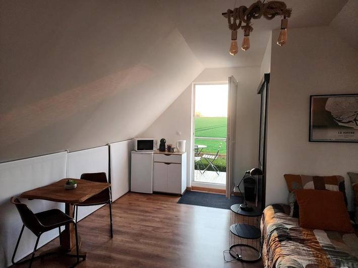 Gîte pour 3 personnes, avec terrasse et vue à Criquetot-l'Esneval - 3