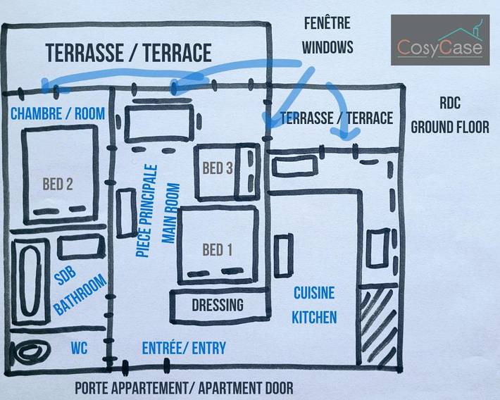Gîte pour 6 personnes, avec terrasse à Champs-sur-Marne - 2