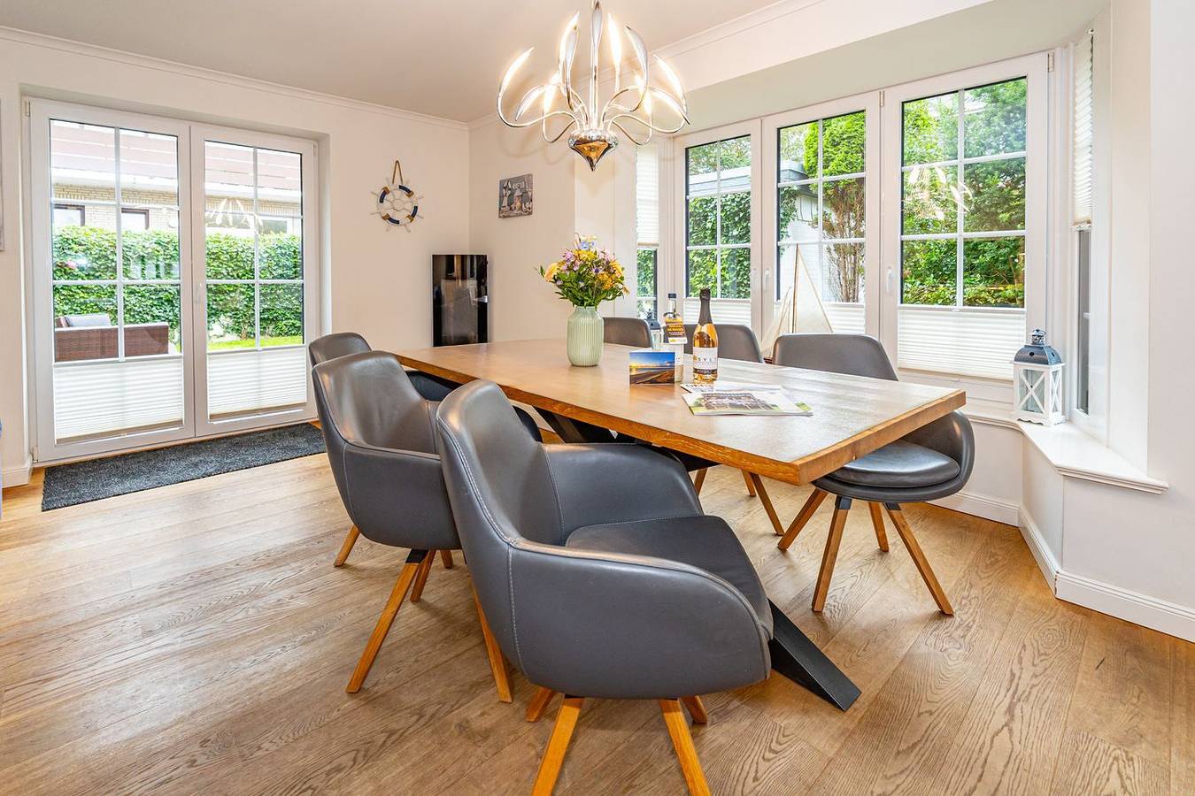 Ferienhaushälfte für bis zu 6 Personen mit Garten und Sauna. in Westerland, Sylt (Gemeinde)
