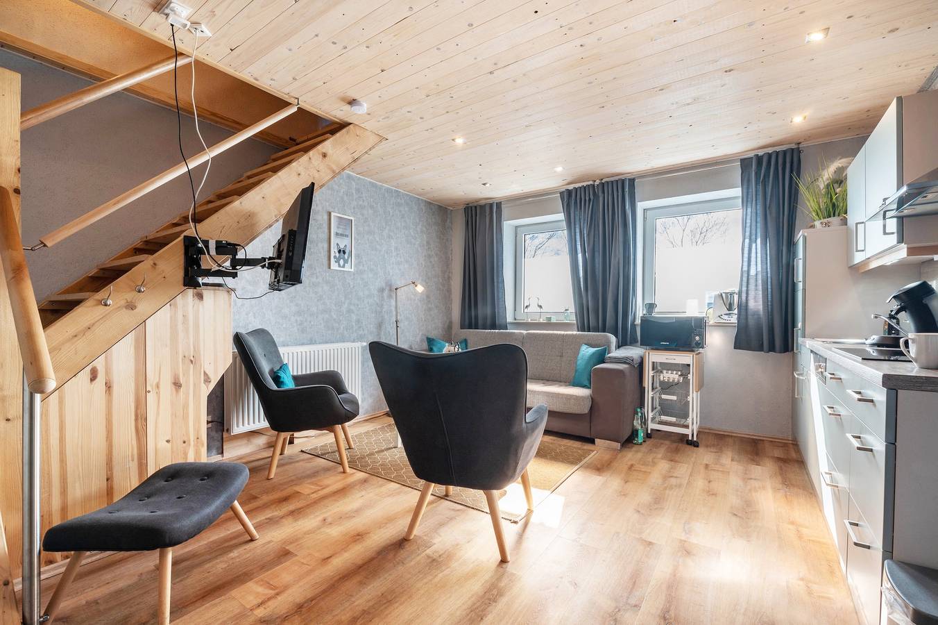 Ganze Wohnung, Ferienwohnung 'Mit Hund Blomberg Ostfriesl' mit Privatterrasse in Blomberg (Ostfriesland), Landkreis Wittmund