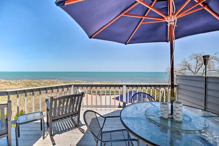 Casa de vacaciones para 8 personas, con vistas al lago además de balcón y vistas - 1