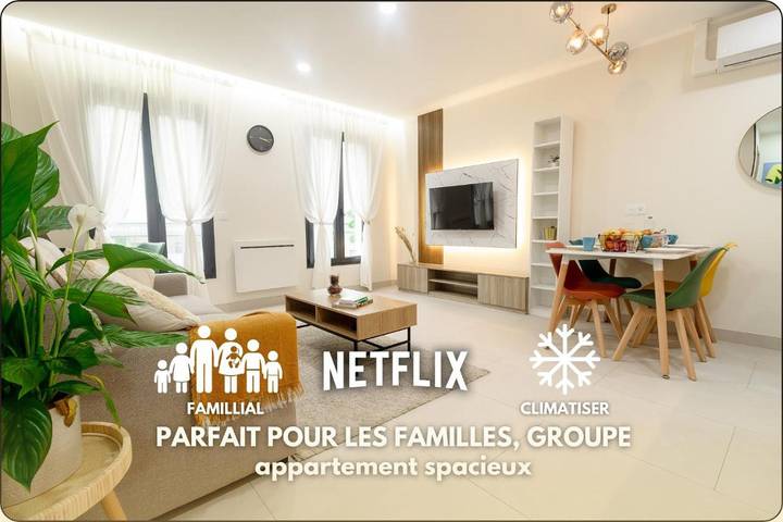 Appartement de vacances pour 6 personnes, avec vue