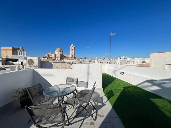 Appartement entier, Appartement de vacances pour 4 personnes avec terrasse in Vieille ville de Cadix, Cadix