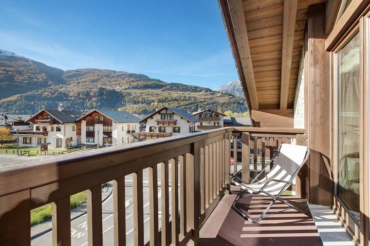 Ganze Wohnung, Ferienwohnung "Baita Emilia e Daniele 13" mit Bergblick, Balkonen und Wlan in Bormio, Bormio Gemeinde